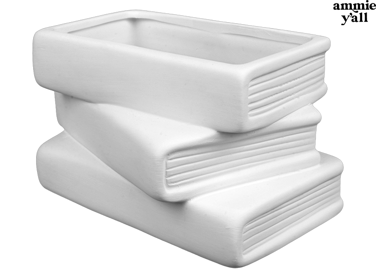 Bisque Good Reads Planter (Case of 2)