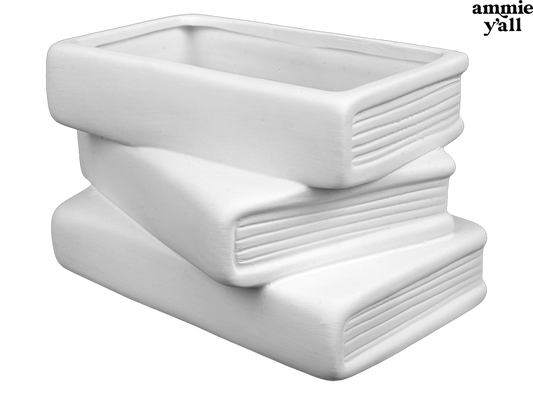 Bisque Good Reads Planter (Case of 2)