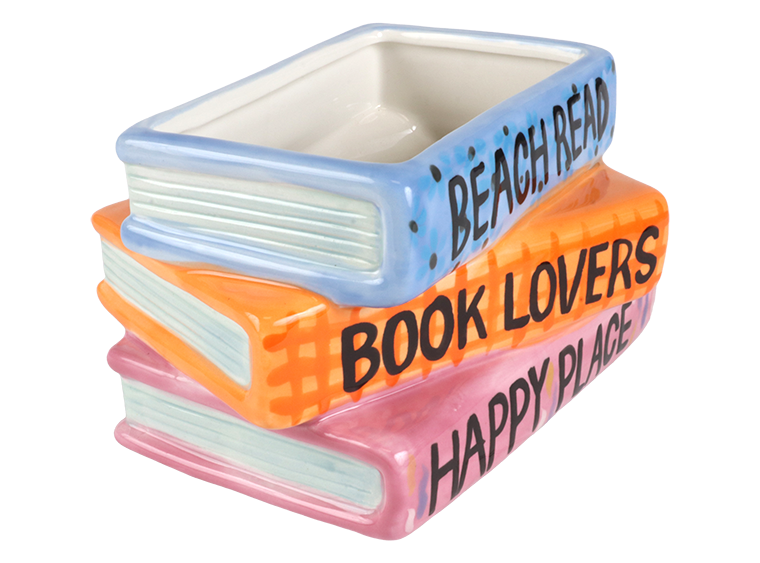 Bisque Good Reads Planter (Case of 2)