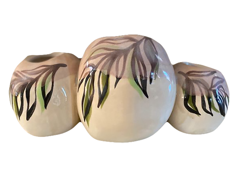 Bisque Schuyler Cluster Vase (Case of 4)