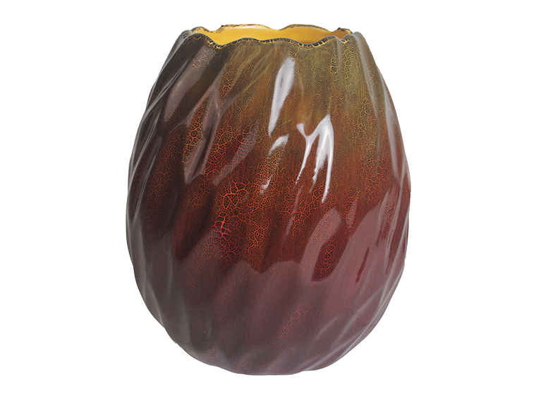 Bisque Ripple Vase (Case of 2)