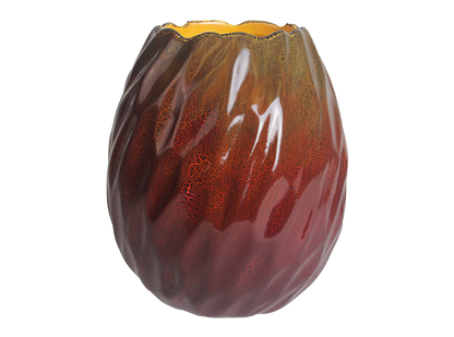 Bisque Ripple Vase (Case of 2)