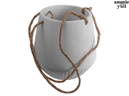 Bisque East Atlanta Hanging Planter (Case of 4)