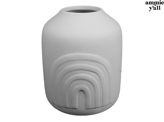 Bisque Ammie's Rainbow Vase (Case of 4)