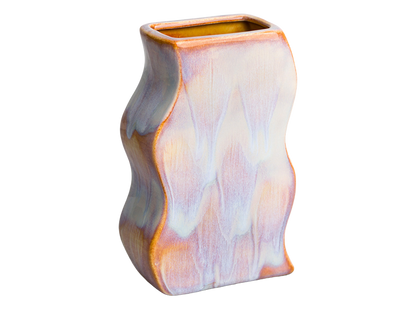 Bisque Squiggle Vase (Case of 4)