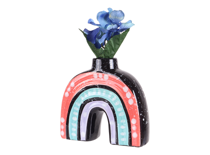 Bisque Ammie's Rainbow Bud Vase (Case of 6)