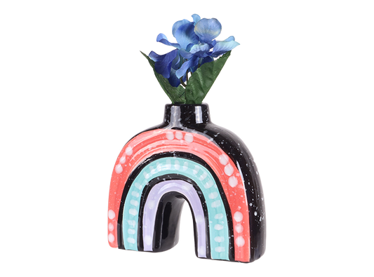 Bisque Ammie's Rainbow Bud Vase (Case of 6)