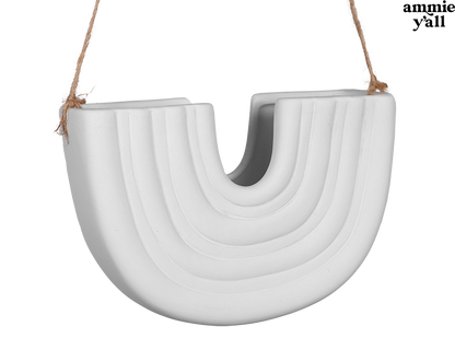 Bisque Ammie's Rainbow Hanging Planter (Case of 4)