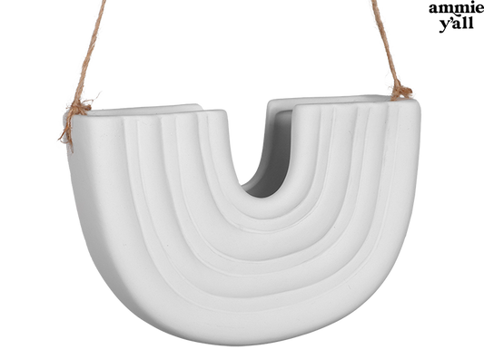 Bisque Ammie's Rainbow Hanging Planter (Case of 4)