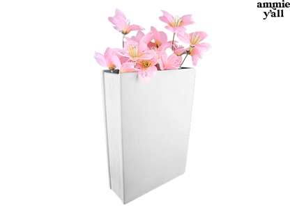Bisque Book Vase (Case of 3)