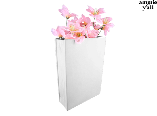 Bisque Book Vase (Case of 3)