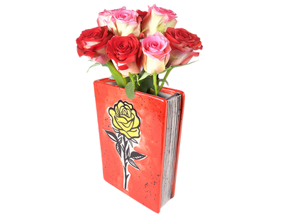Bisque Book Vase (Case of 3)