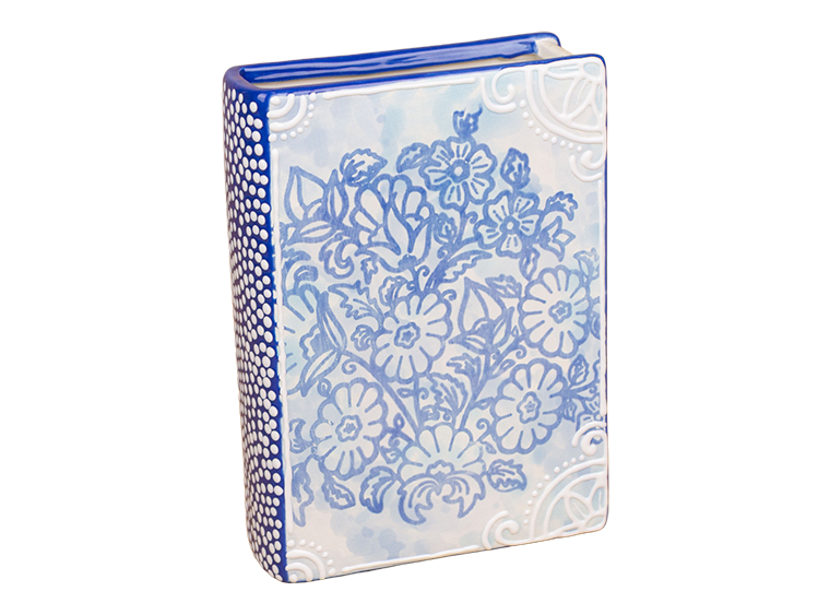 Bisque Book Vase (Case of 3)