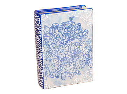 Bisque Book Vase (Case of 3)