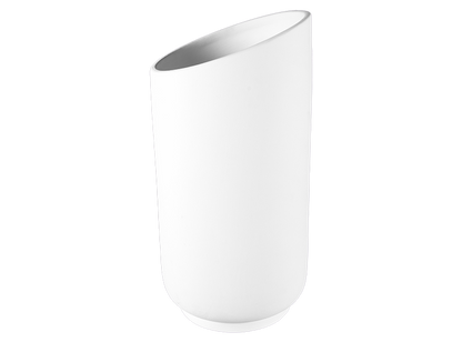 Bisque Angled Vase (Case of 1)