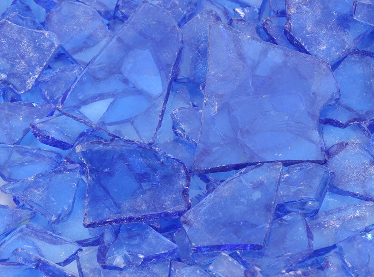 Pale Blue Transparent Buffalo Chips (Case of 1)