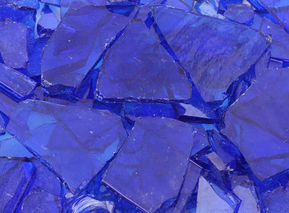 Light Blue Transparent Buffalo Chips (Case of 1)
