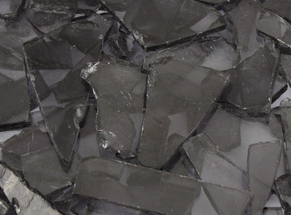 Pale Gray Transparent Buffalo Chips (Case of 1)