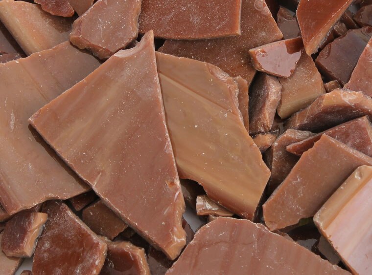 Chestnut Brown Opalescent Buffalo Chips (Case of 1)