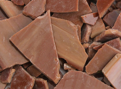 Chestnut Brown Opalescent Buffalo Chips (Case of 1)