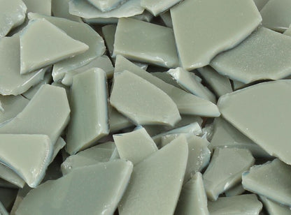 Celadon Green Opalescent Buffalo Chips (Case of 1)