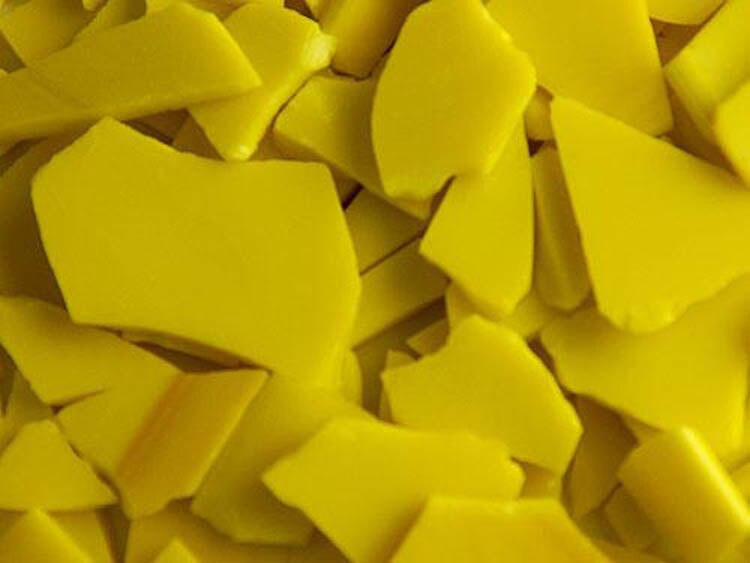 Yellow Opalescent Buffalo Chips (Case of 1)