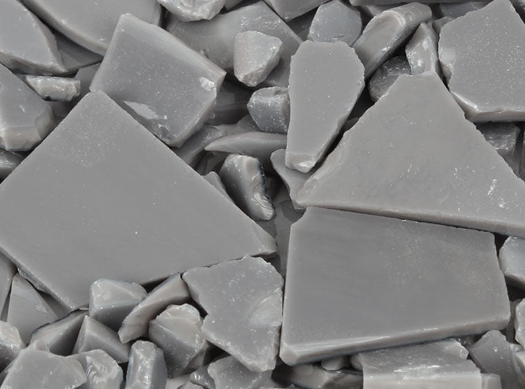 Pewter Opalescent Buffalo Chips (Case of 1)