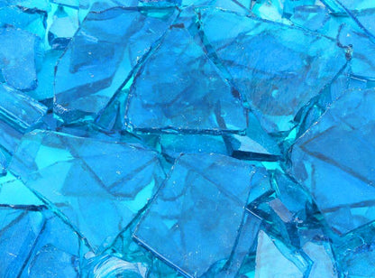 Sky Blue Transparent Buffalo Chips (Case of 1)