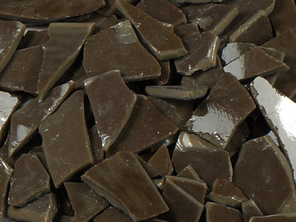 Chocolate Brown Opalescent Buffalo Chips (Case of 1)