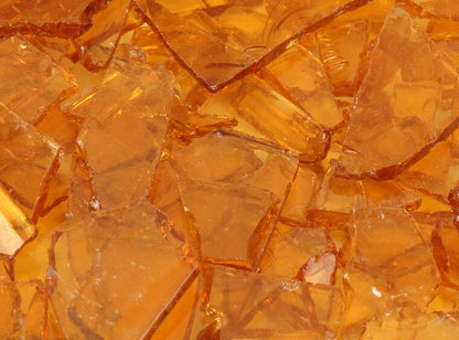 Pale Amber Transparent Buffalo Chips (Case of 1)