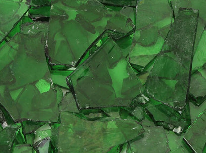 Light Green Transparent Buffalo Chips (Case of 1)