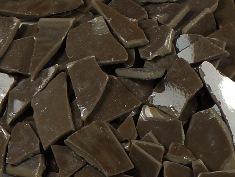Chocolate Brown Opalescent Buffalo Chips (Case of 1)