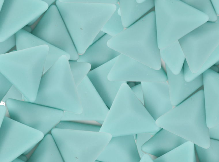 Mountain Mist Matte Triangle Mosaic Tile 28mm (Case of 1)