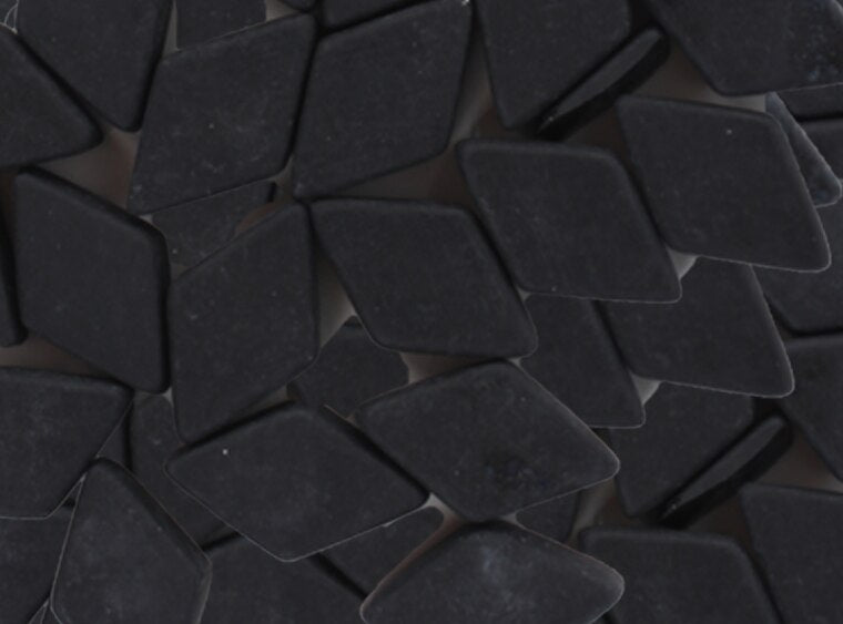 Obsidian Matte Diamond Mosaic Tile 10x20mm (Case of 1)