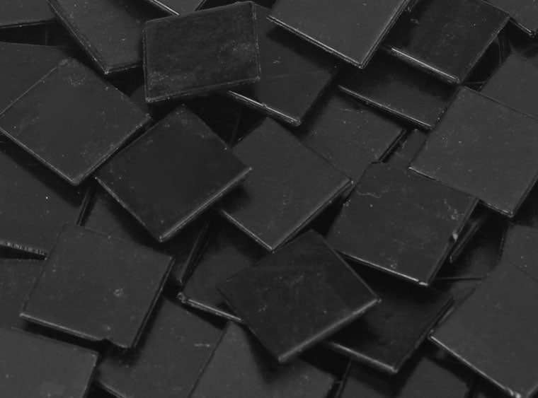 Pitch Black Mosaic Tile 20 Mm (Case of 1)