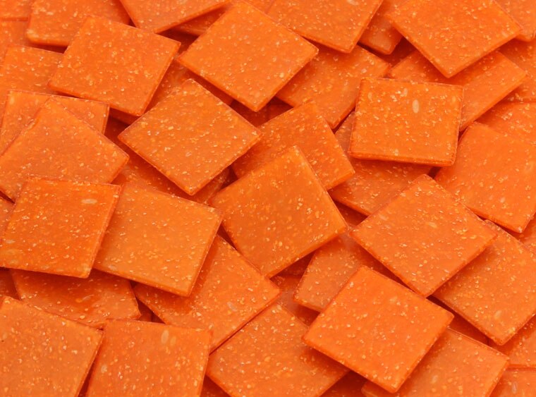 Orange Sherbet Mosaic Tile 20 Mm (Case of 1)