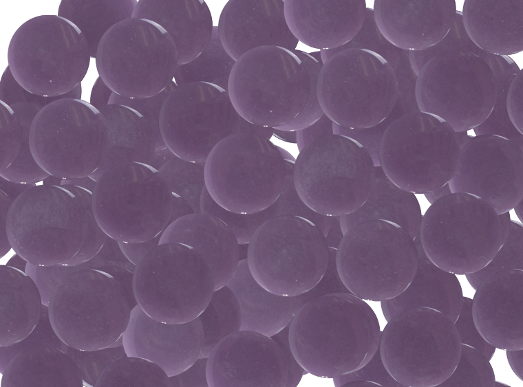 Dark Orchid Glossy Round Mosaic Tile 20mm (Case of 1)