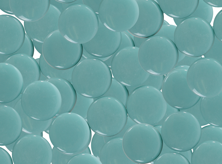 Mountain Mist Glossy Round Mosaic Tile 20mm (Case of 1)