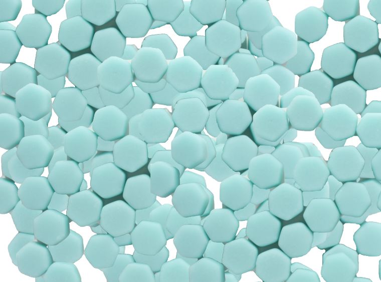 Mountain Mist Matte Hexagon Mosaic Tile 10mm (Case of 1)