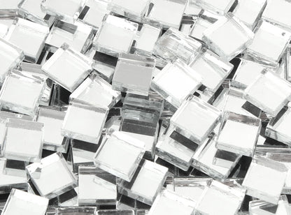 Mirrored Square Mosaic Tile 10 Mm (Case of 1)