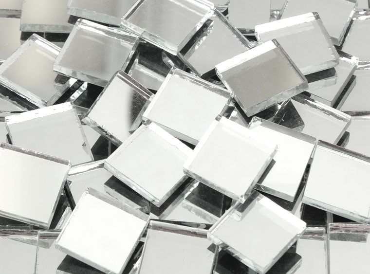 Mirrored Square Mosaic Tile 20 Mm (Case of 1)
