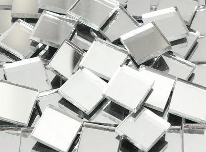 Mirrored Square Mosaic Tile 20 Mm (Case of 1)