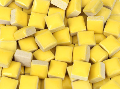 Yellow Ether Ceramic Mosaic Tile 10 Mm (Case of 1)