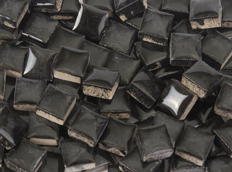 Darkness Ceramic Mosaic Tile 10 Mm (Case of 1)