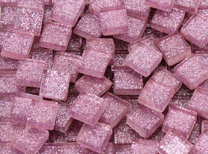 Lavender Glitter Mosaic Tile 10 Mm (Case of 1)