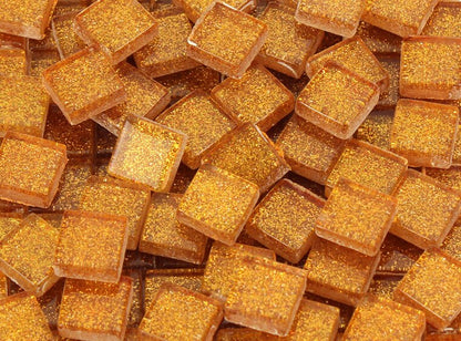 Gold Glitter Mosaic Tile 10 Mm (Case of 1)
