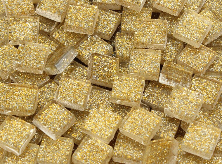 Cafe Au Lait Glitter Mosaic Tile 10 Mm (Case of 1)