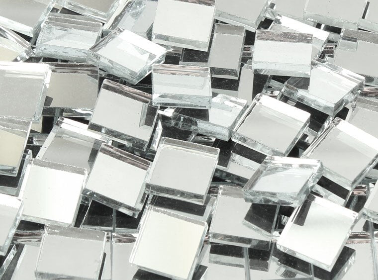 Mirrored Square Mosaic Tile 15 Mm (Case of 1)