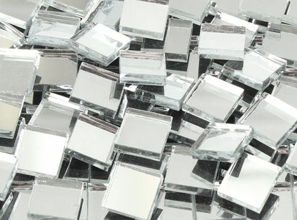 Mirrored Square Mosaic Tile 15 Mm (Case of 1)