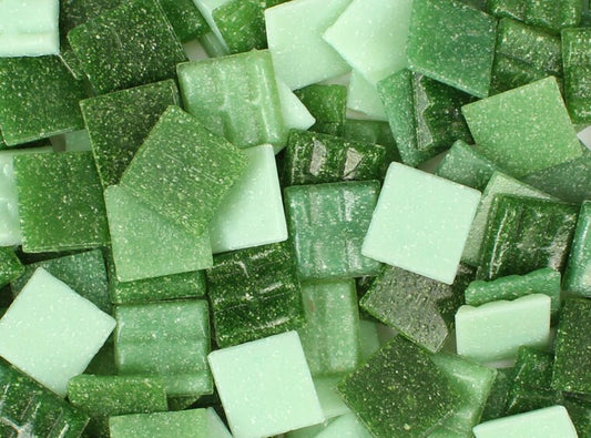 Green Mosaic Tile Assortment 20mm (Case of 1)